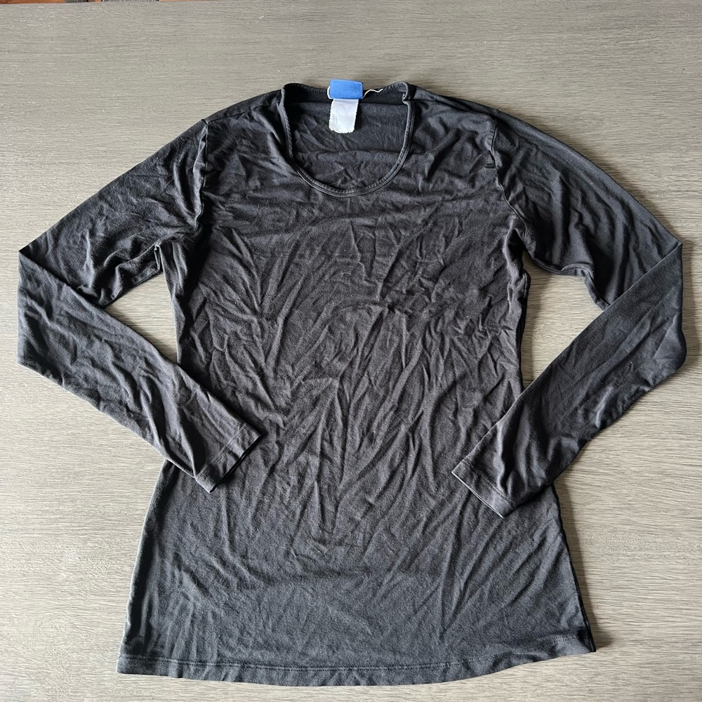 Classic Black Long Sleeve Women's Top
